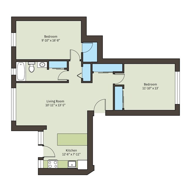 Floorplan - 5326-5336 S Greenwood Ave