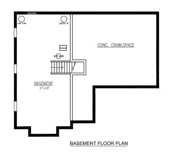 Basement Floor Plan - 7810 Brookside Glen Dr