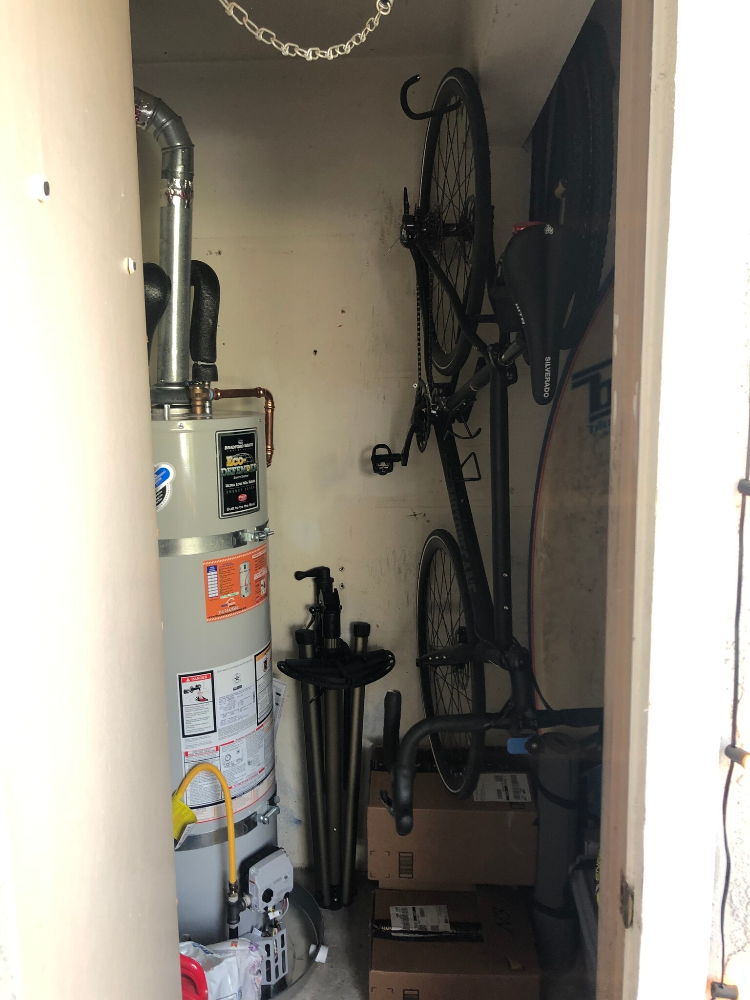 Additional large storage closet off balcony perfect for bikes or surfboards. - 23705 Sea Breeze Ln