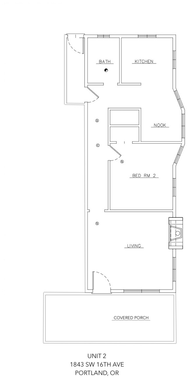 Floorplan - 1843 SW 16th Ave