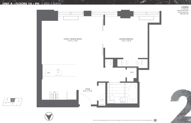 Floorplan - 2 Cooper Square