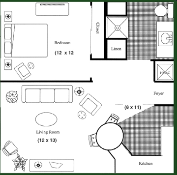 1BR/1BA - Legacy at Erie Station