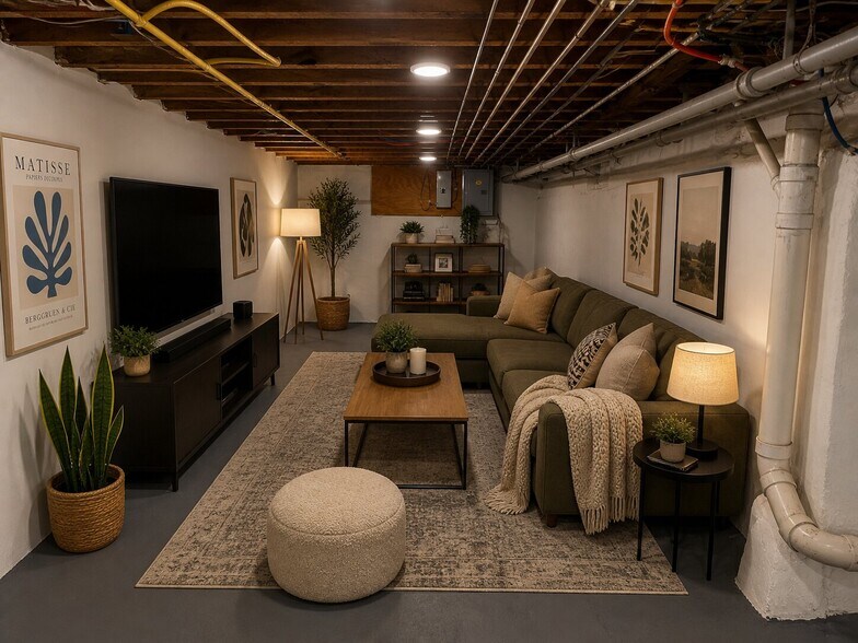 Digitally altered photo to what the space can be. - 2045 Snyder Ave