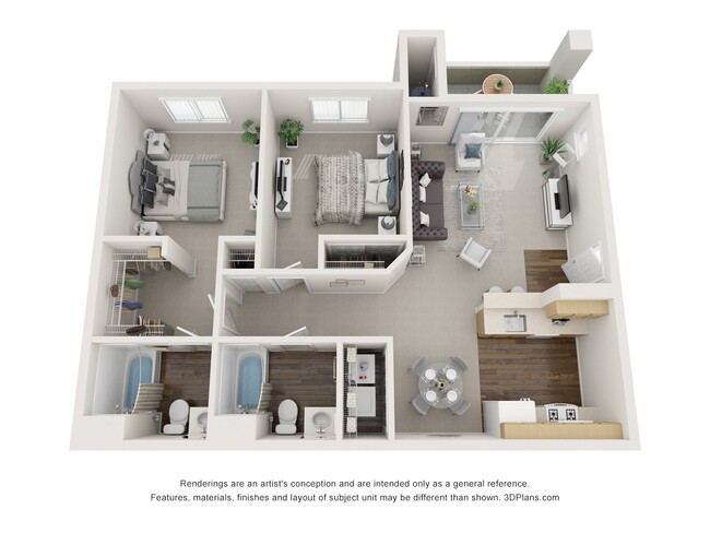 Floorplan - Silver Creek Apartments