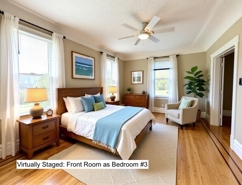 Bedroom 3 or Living Room - Virtually Staged - 412 Kentucky St