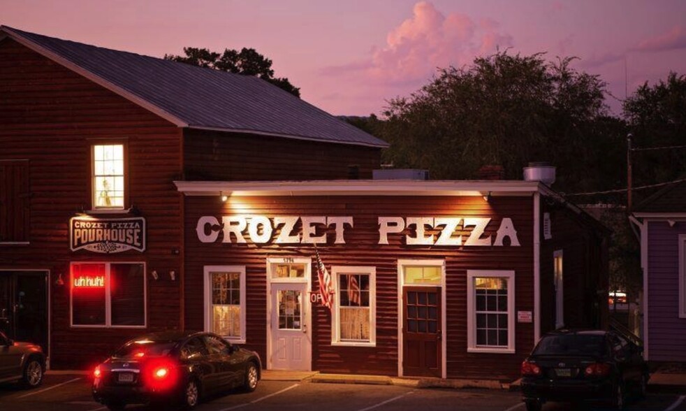 just steps away, crozet pizza - 5977 Cling Ln