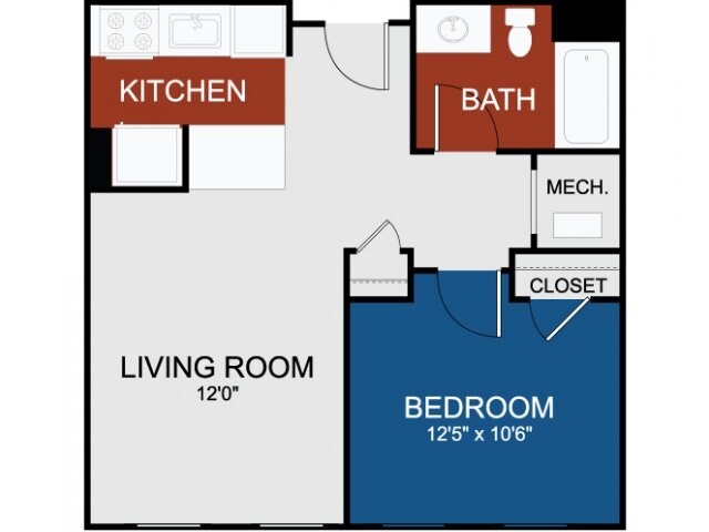 1BR/1BA - Simpkins School Residences - Ages 55+