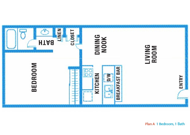 Plan A - Covina Plaza Apartments