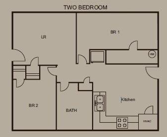 2BR/1BA - Red Bud
