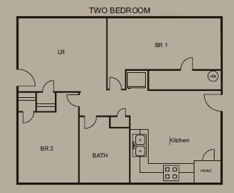 2BR/1BA - Trevor Trace Apartments