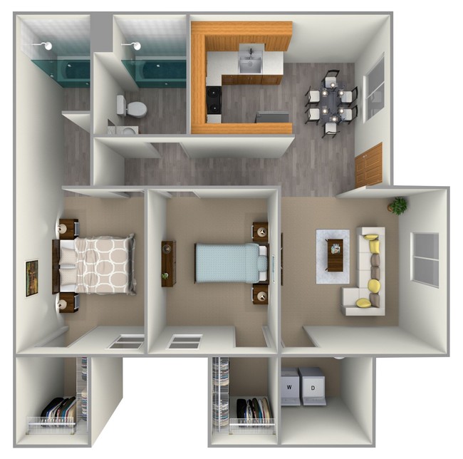 Floorplan - Summerwind Apartment Homes