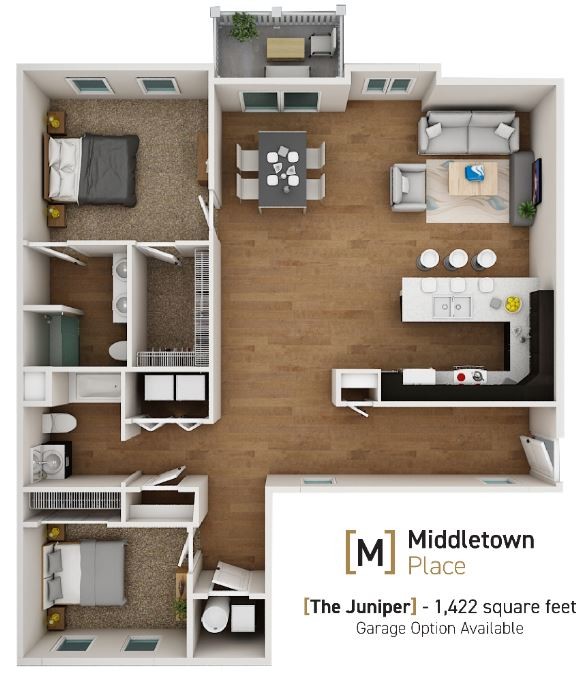 Floorplan - Middletown Place Apartments