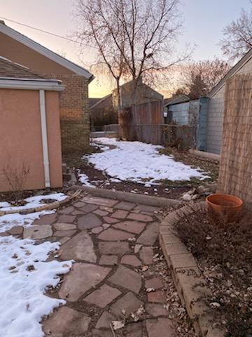 flagstone patio - 444 N Custer Ave