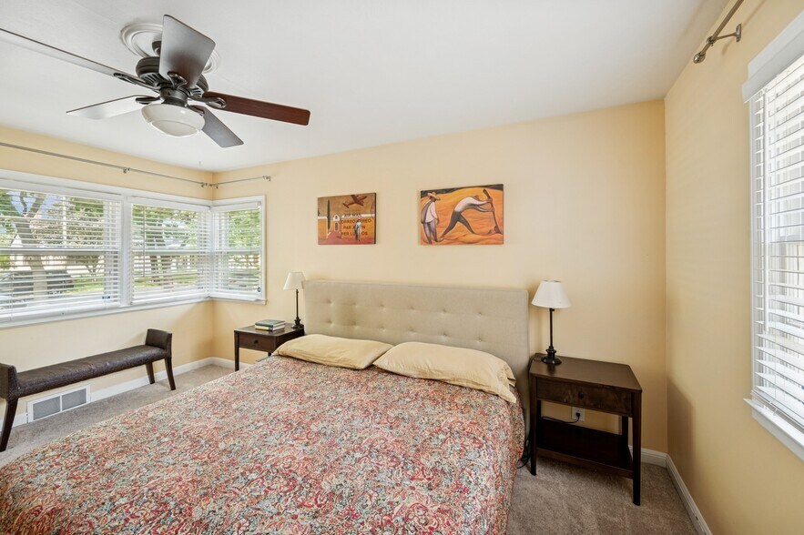 Master bedroom (windows to east & west) - 5249 Abbott Ave S