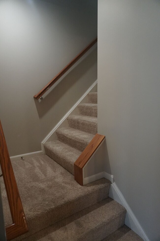 Stairs to Bedrooms - 23460 Twin Falls Ter