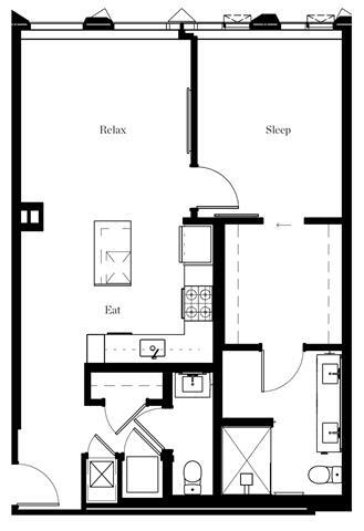 Floorplan - The Residences at Rainier Square