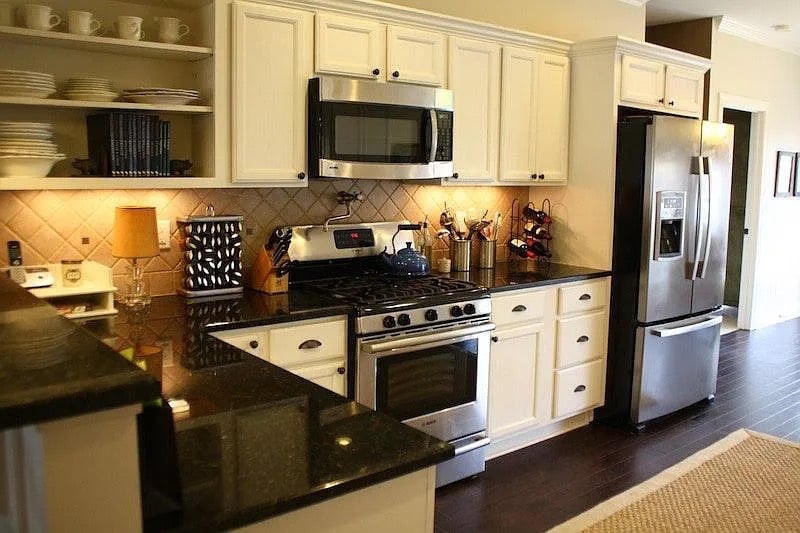 Cooking Area with Pot Fill and Gas Range - 1305 Westvale Dr