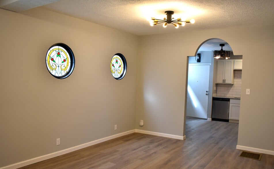 The living room opens to the kitchen - 2416 West 10th Street