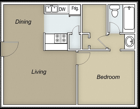 1BR/1BA - Royal Phoenician