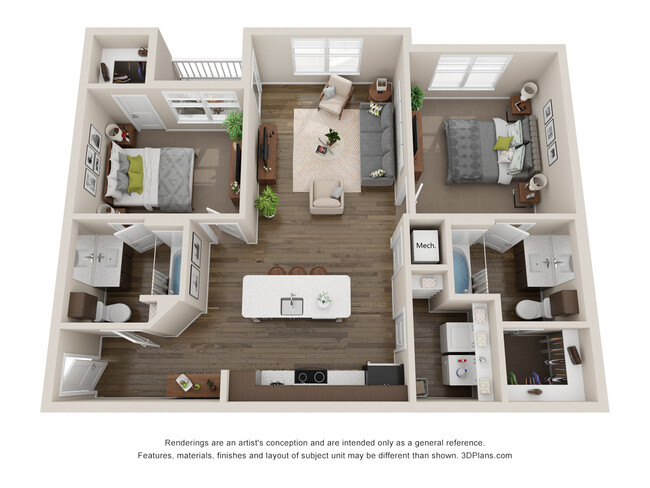 Floorplan - Aliso Briargate Apartments