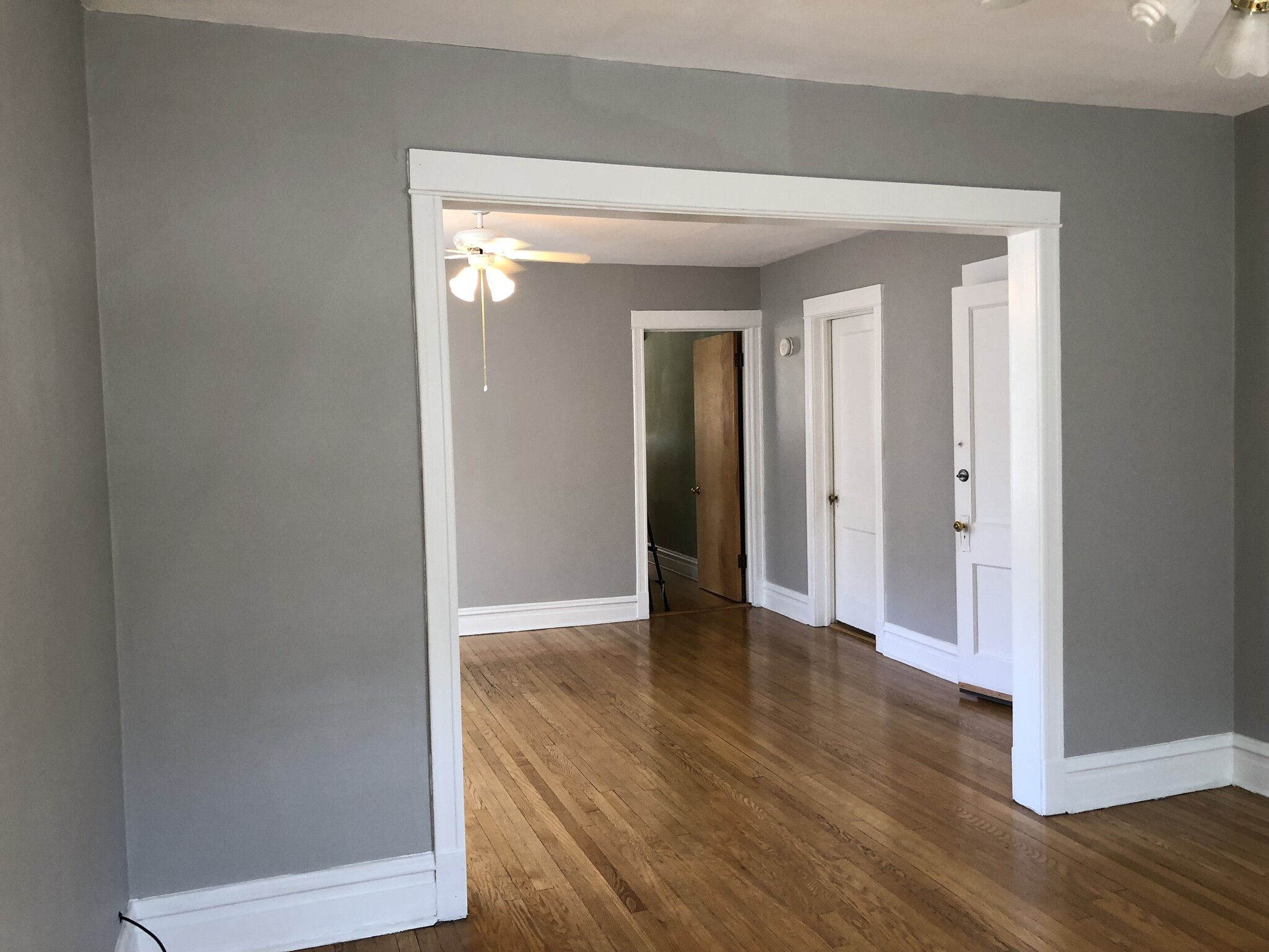 View from living room towards back of unit - 421 Hannah Avenue