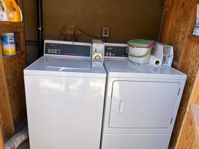 laundry area just outside your door. - 8208 Truxton Ave