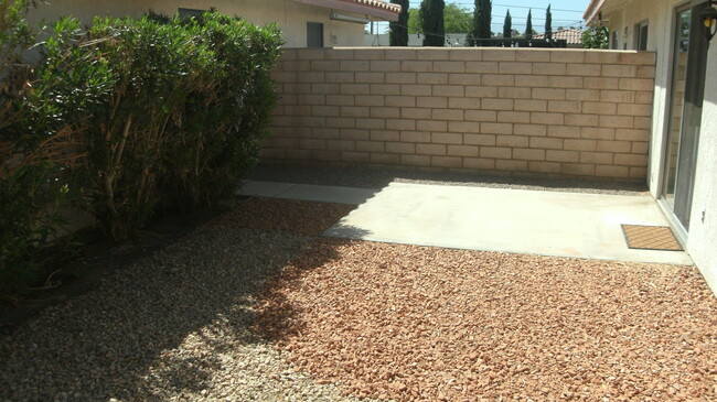 Rear yard patio/ hardscape - 41470 Maroon Town Rd