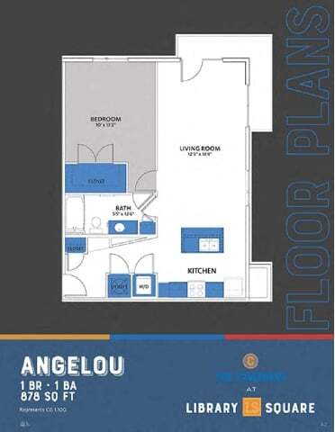 Floorplan - The Congress at Library Square
