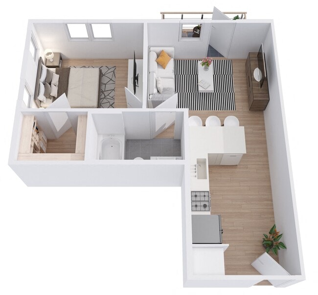 Floorplan - The Riviera on Semmes