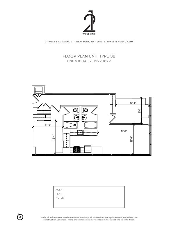 Floorplan - 21 West End Ave