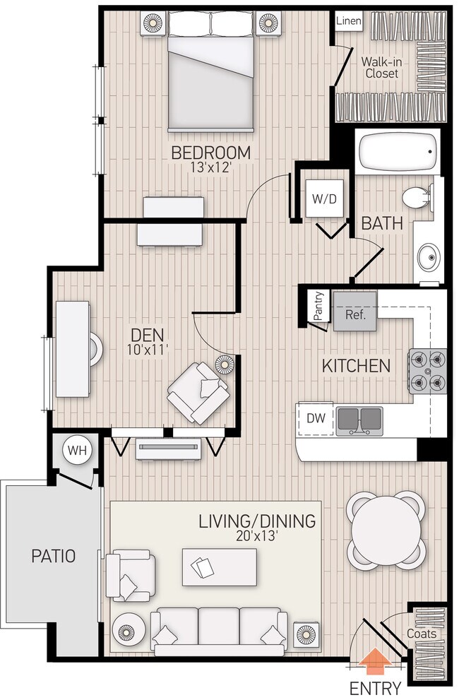 Floorplan - Turtle Ridge Apartment Homes