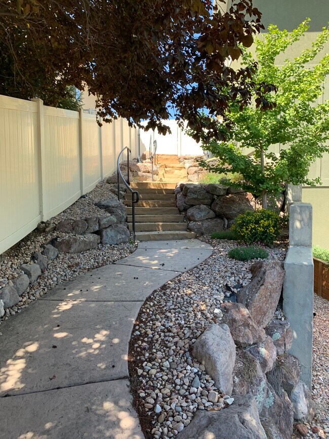 Walk and Stairs from Parking Pad - 11093 S Hampton Way
