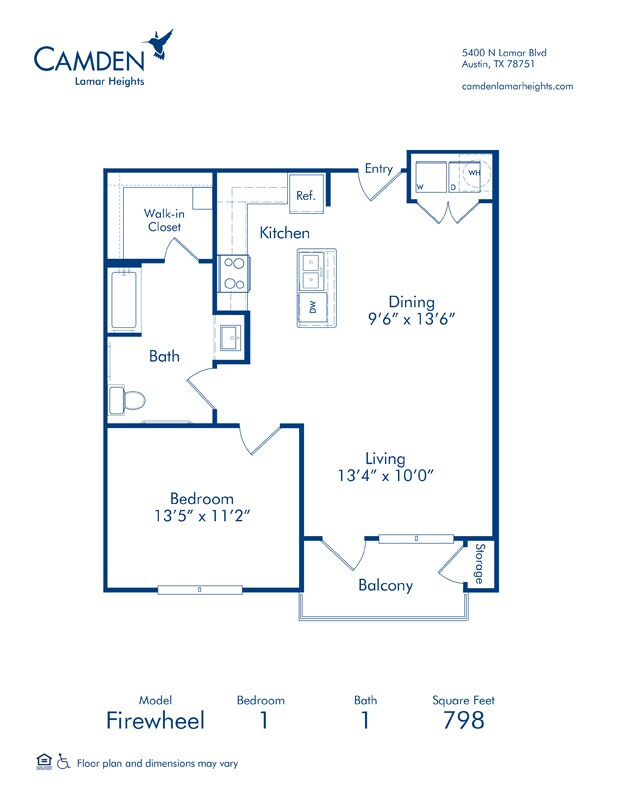 Floorplan - Camden Lamar Heights