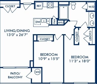 2BR/1BA - Camden Potomac Yard