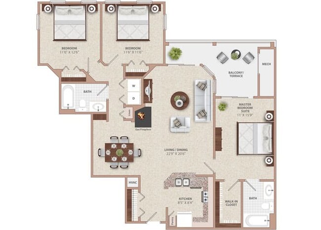 Floorplan - The Village of Churchills Choice