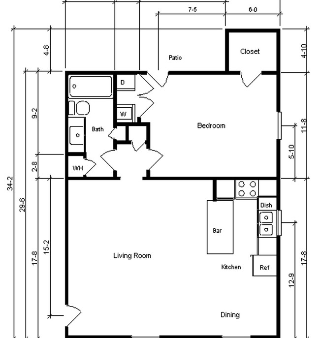 1BR/1BA - Paladin West