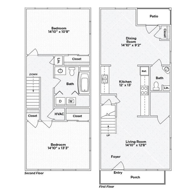 Floorplan - New Village Homes & Whitney Young Townhomes