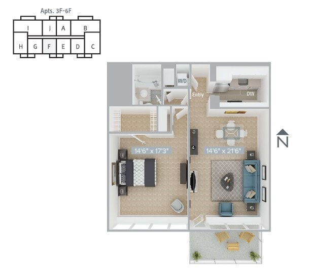 Floorplan - Avalon at Prudential Center