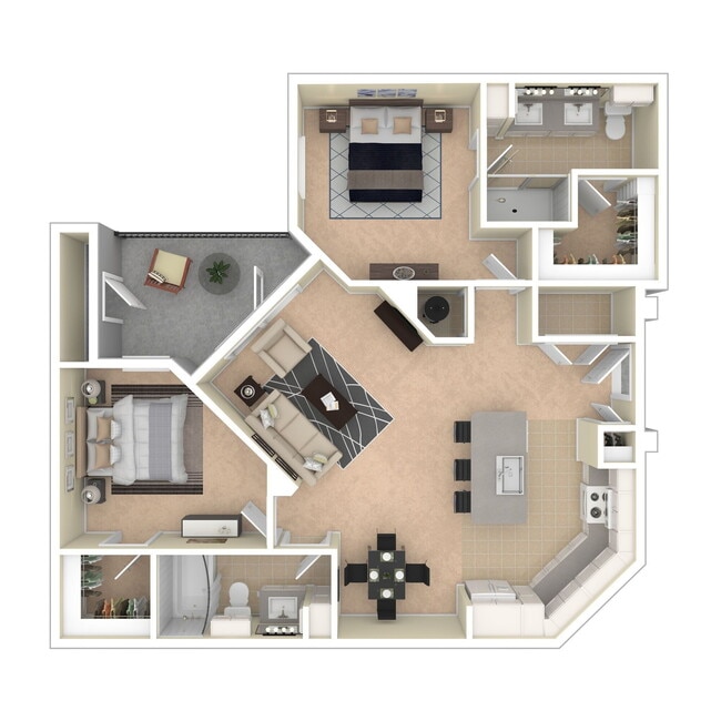 Floorplan - Palladium Garland Senior Living