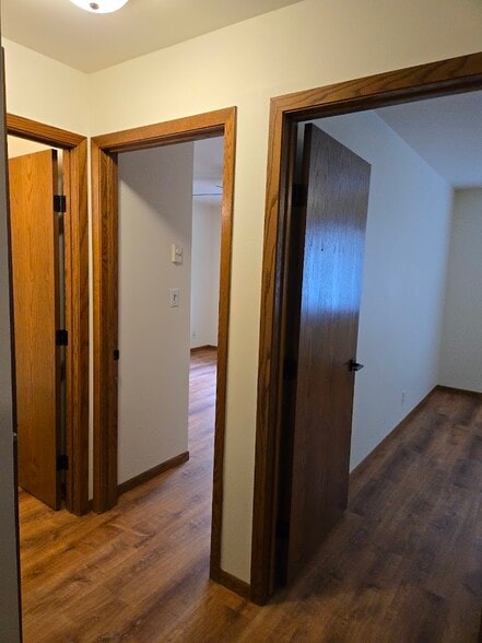Hall view to bdrms, bath - 141 Maple Ave S