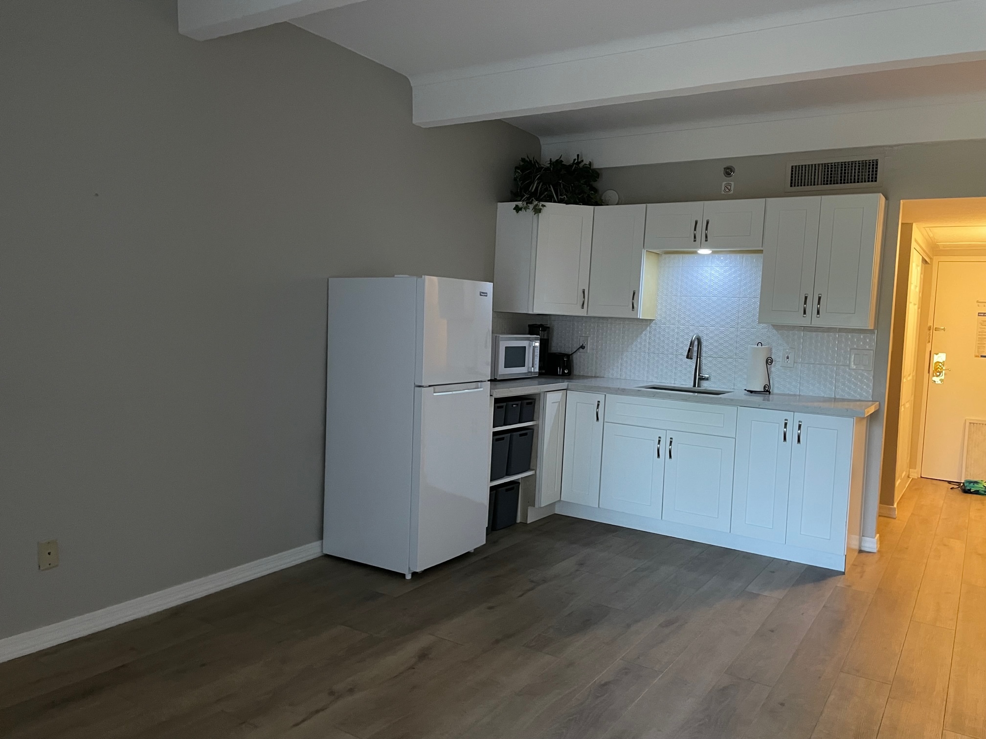 View of kitchenette from living area - 7350 N Pima Rd