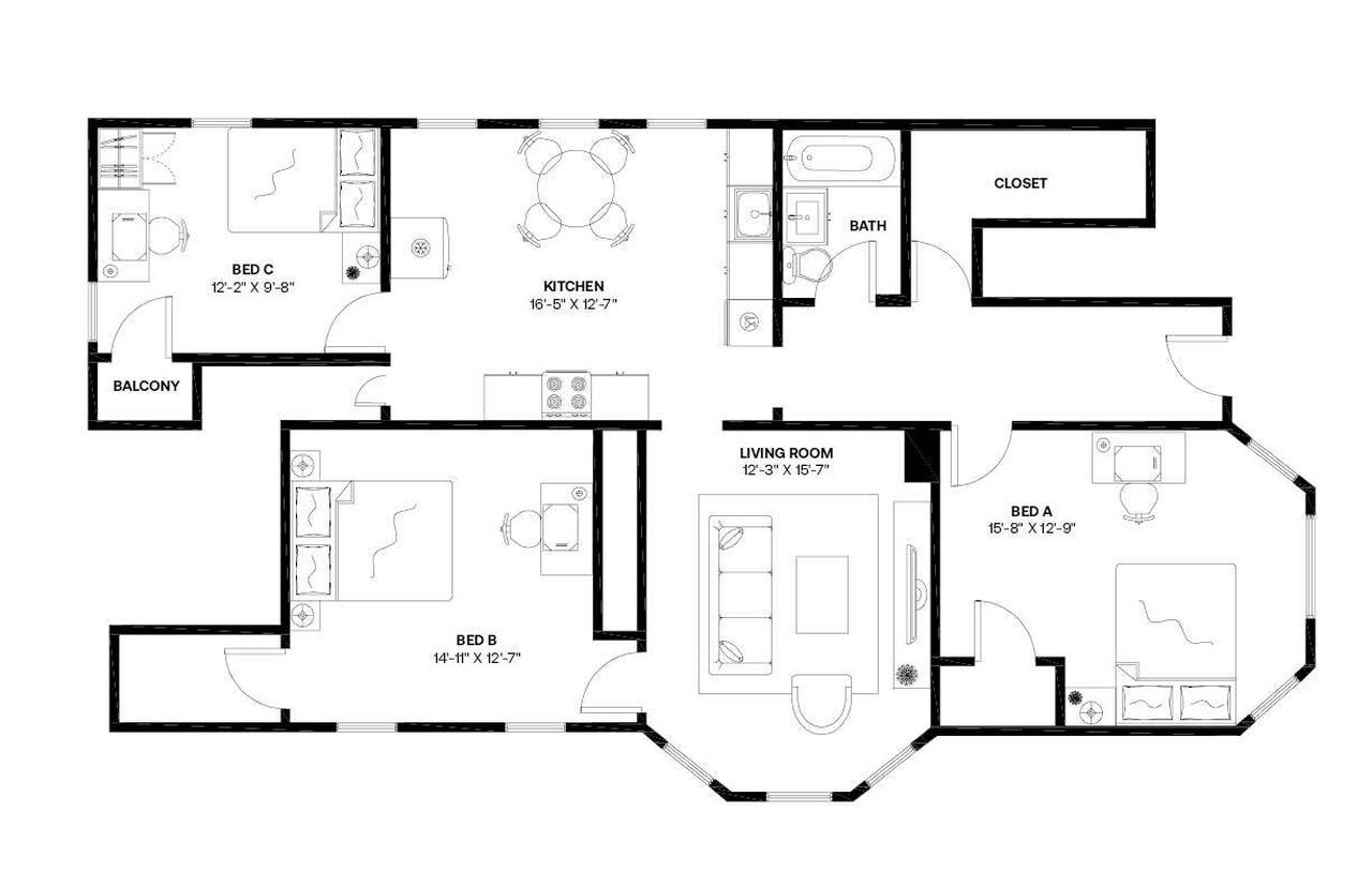 Building Photo - Private bedroom in 3 bed/1 bath Home