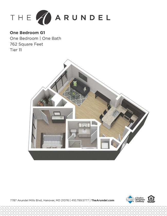 Floorplan - The Residences at Arundel Preserve