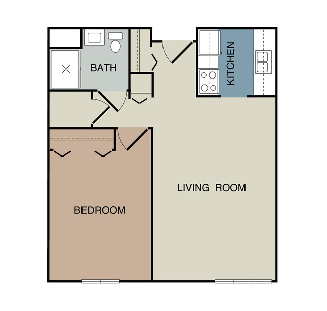 Floorplan - York Manor Senior Apartments