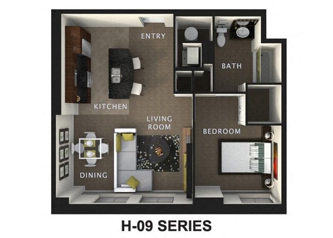 Floorplan - The Residences At Hanna