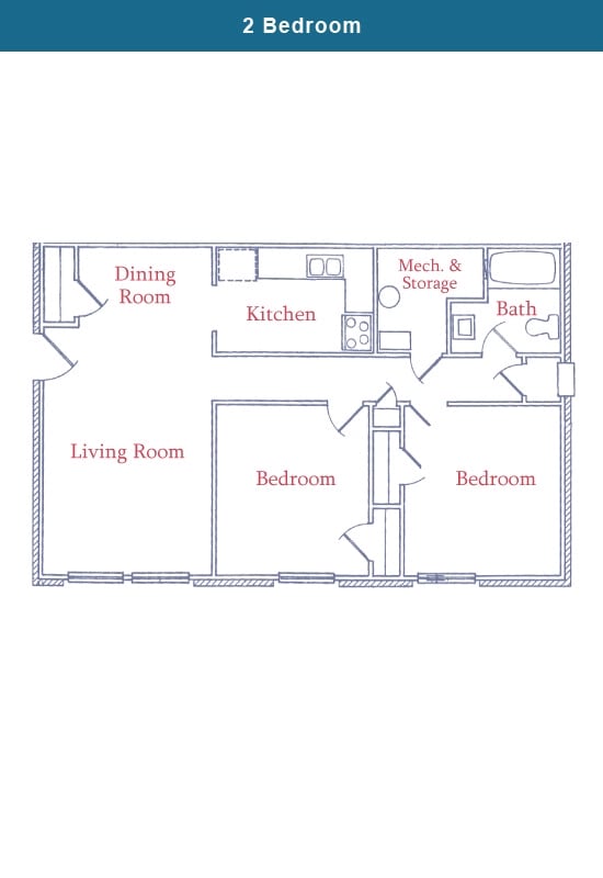 Floorplan - Heritage Acres Apartments