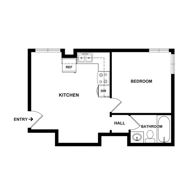 Floorplan - Baldwin Hills Apartments