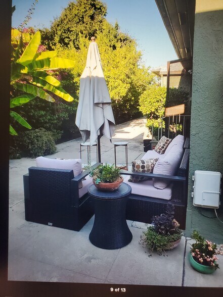 Outdoor areas accessible from the kitchen door - 4419 Ledge Ave