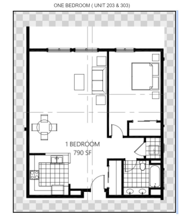 1 Bedroom Units: Ideal for singles or couples seeking a cozy and elegant living space. - Seven 227