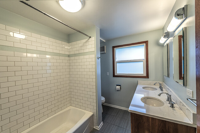 Recently remodeled downstairs bathroom - 126 Newell Street